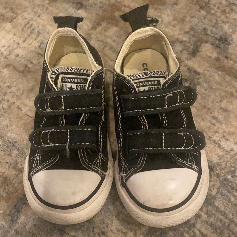 Toddler Unisex Black All Star Converse